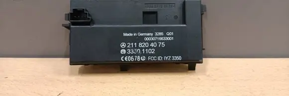 Mercedes-Benz E W211 Keyless (KESSY) go control unit/module 2118204075 00030716633001 33501102