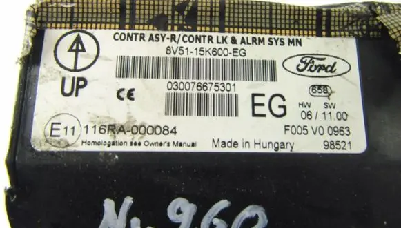 Ford Fiesta Fuse module 8V5115K600EG