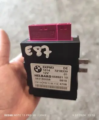 BMW 1 E81 E87 Fuel injection pump control unit/module 7218339 55892110 083185558