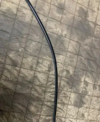 Front door glass trim molding