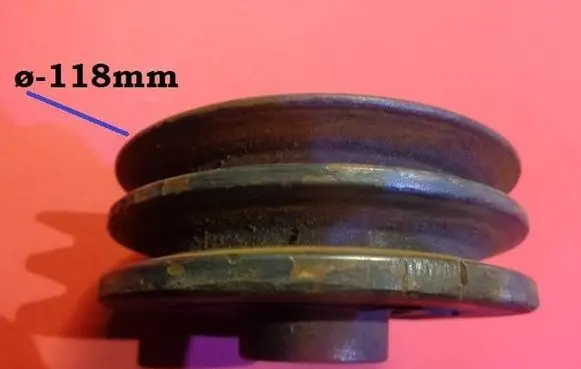 Ford Transit Crankshaft pulley 87BC1837724