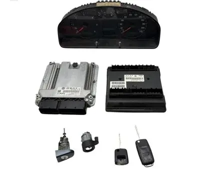 Volkswagen Transporter - Caravelle T5 Engine ECU kit and lock set 070906016EA 1039S26398 0281014891