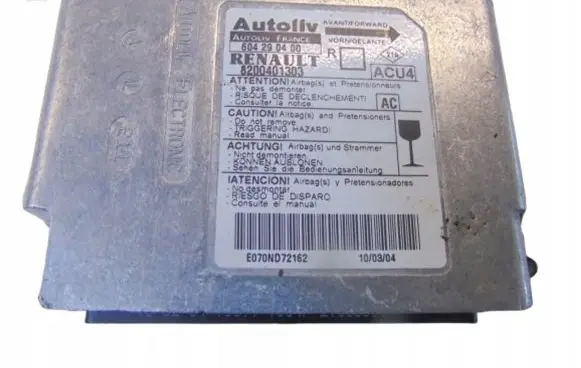 Renault Scenic II - Grand scenic II Airbag control unit/module 8200401303