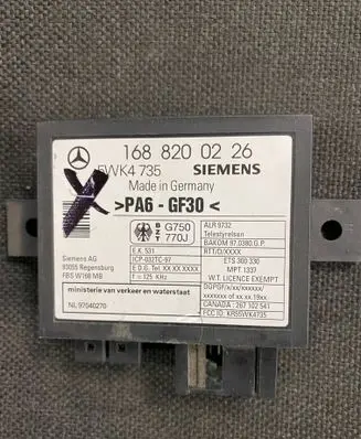 Mercedes-Benz A W168 Immobilizer control unit/module 1688200226 5WK4735