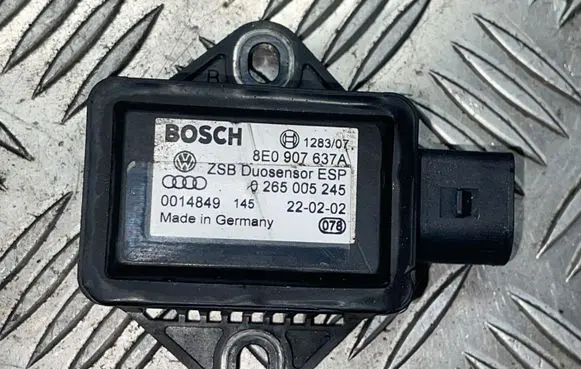 Audi A6 S6 C5 4B ESP acceleration yaw rate sensor 8E0907637A 0014849 0265005245