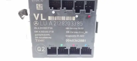 Mercedes-Benz C W204 Door control unit/module A2128203385