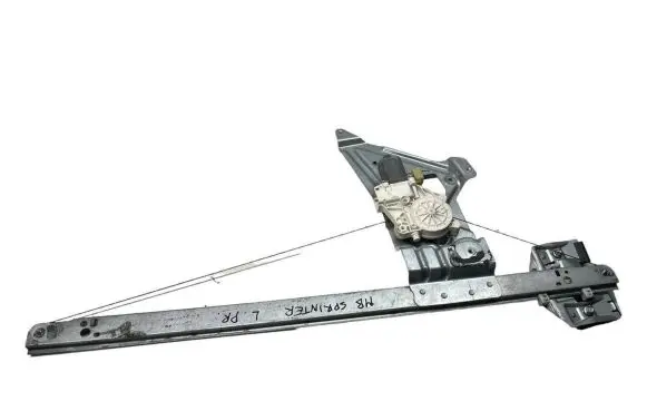 Sliding door window regulator with motor