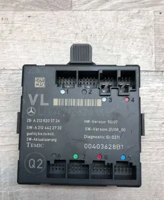 Mercedes-Benz E W212 Door control unit/module A2128203385 A2124422732 A2128203726