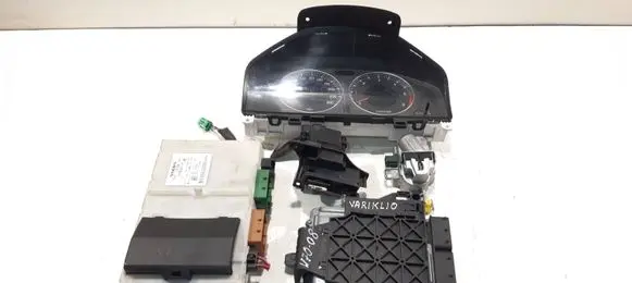 Volvo V70 Engine ECU kit and lock set 31254535AA 7G9T14C256FA