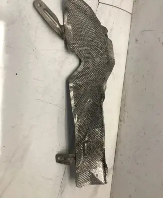 Heat shield in engine bay