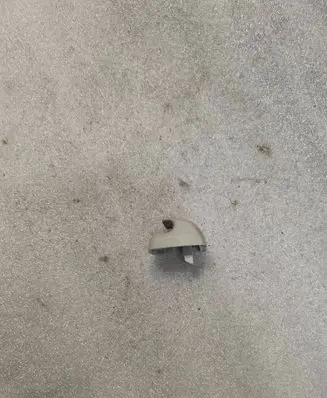 Sun visor clip/hook/bracket