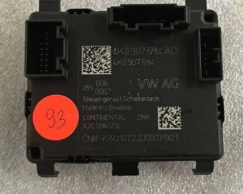 Audi A8 S8 D5 Sunroof control unit/module 4K0907594AD