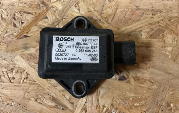 Audi A6 S6 C5 4B ESP acceleration yaw rate sensor 8E0907637A 0265005245 002072Z