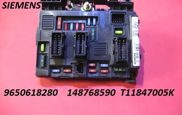 Citroen Berlingo Fuse module 9650618280 148768590