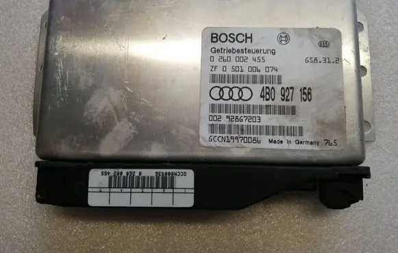Audi A6 S6 C5 4B Gearbox control unit/module 4B0927156 0260002455 0501006074