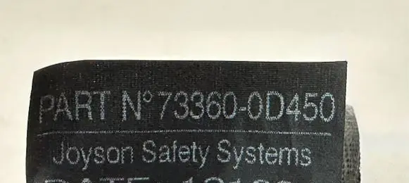 Toyota Yaris Cross Rear seatbelt 733600D450 45352