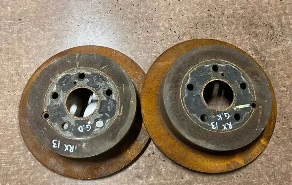 Rear brake disc