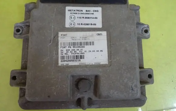 Fiat Doblo Engine control unit/module 55199288 2204200503216