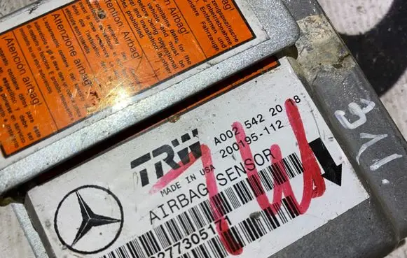 Mercedes-Benz ML W163 Airbag control unit/module a0025422018 0025422018