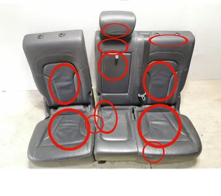 Audi Q5 SQ5 Rear seat 8r0886102a 8r886101a 8r0875376e