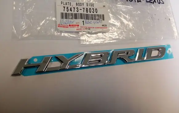 Lexus NX Rear door emblem/model letters 7547378030 NE70423