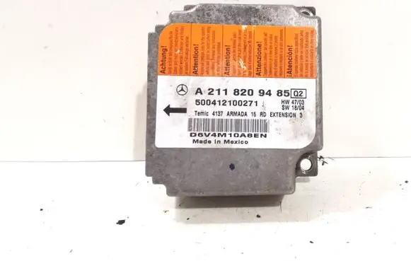 Mercedes-Benz E W211 Airbag control unit/module A2118209485