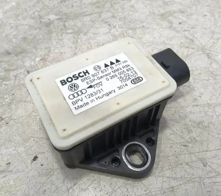 Audi A4 S4 B8 8K ESP acceleration yaw rate sensor 8R0907637B