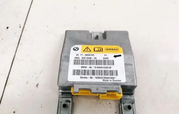 BMW 5 E60 E61 Airbag control unit/module 65776945155 65.77-6945155
