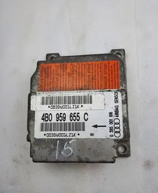 Audi A6 S6 C5 4B Airbag control unit/module 4B0959655C 003DW001LZ1K 0285001106