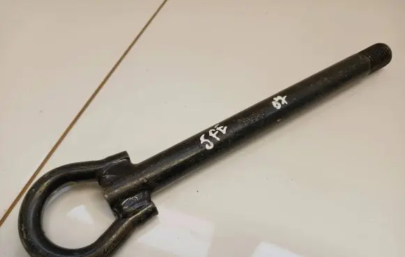 Towing hook eye