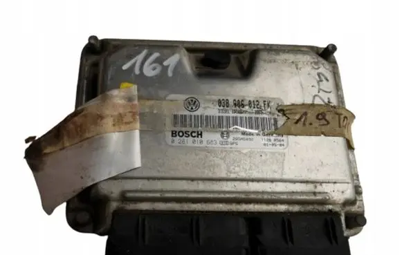 Seat Leon (1M) Engine ECU kit and lock set 0281010683