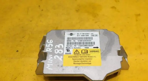 Mini One - Cooper Coupe R56 Airbag control unit/module 9812297