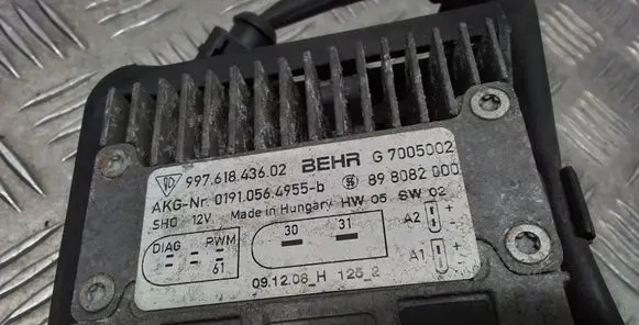 Porsche Cayman 987 Coolant fan relay 99761843602