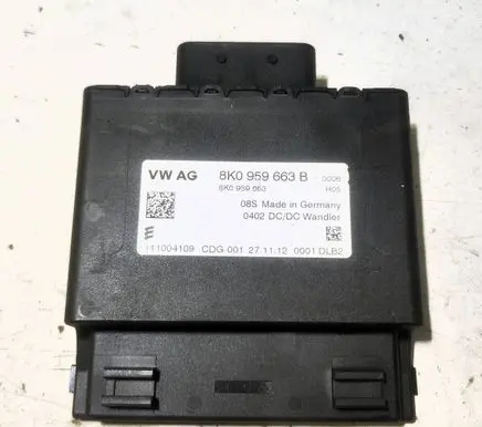 Audi A5 8T 8F Voltage converter/converter module 8K0959663B 8K0959663