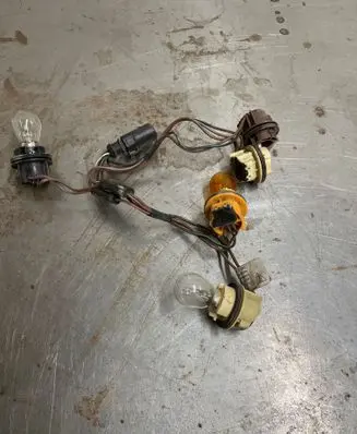 Porsche 911 997 Rear tail light wiring loom 99763143600