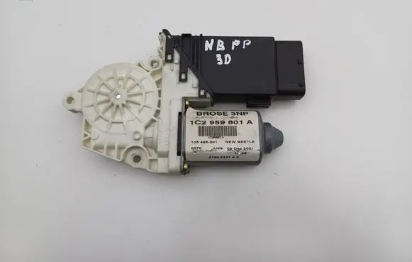 Volkswagen New Beetle Front door window regulator motor 1C2959801A