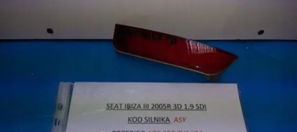 Seat Ibiza III (6L) Rear tail light reflector