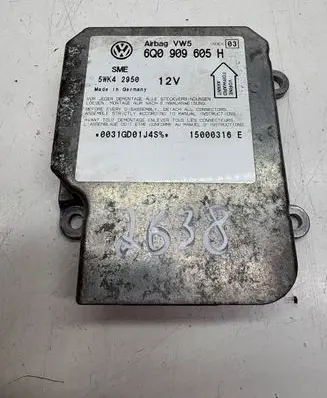 Skoda Fabia Mk1 (6Y) Airbag control unit/module 6Q0909605H 15000316E 5WK42950