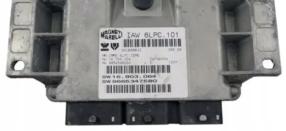 Citroen C3 Engine control unit/module 9665347580