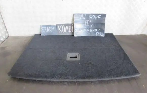 Volkswagen Golf VI Trunk/boot floor carpet liner 1K9863463