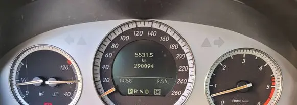 Mercedes-Benz C W204 Speedometer (instrument cluster) A2045404548 204442221