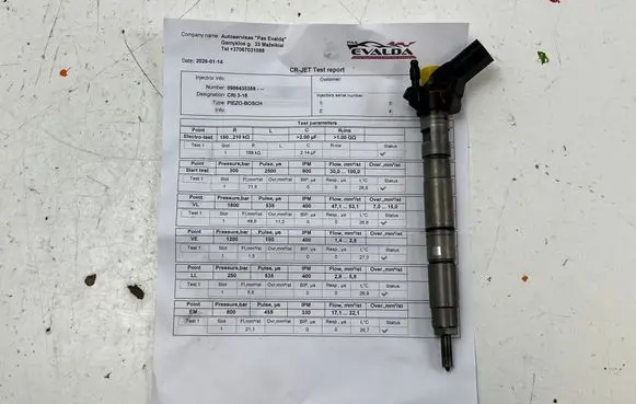 Audi A4 S4 B7 8E 8H Fuel injector 0986435358
