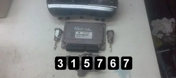 Volkswagen Polo IV 9N3 Engine control unit/module 5WP4029802