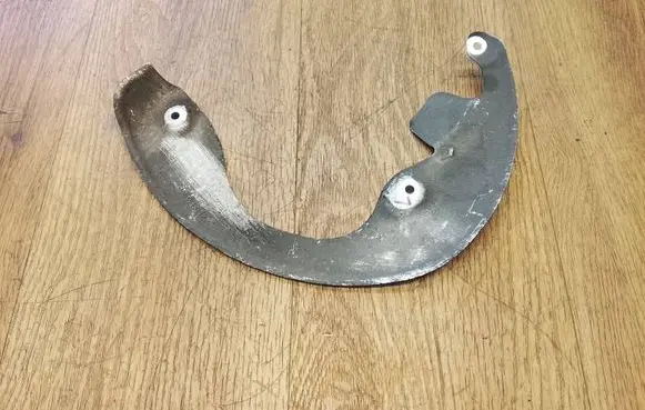 Porsche Macan (95B) Front brake disc dust cover plate 95B615311G