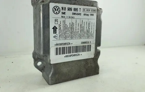 Volkswagen Golf V Airbag control unit/module 1K0909605T 5WK43412