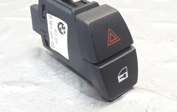BMW 5 F10 F11 Hazard light switch 9161896 61319161896 6131916189603