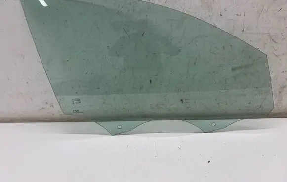 Opel Corsa F Front door window glass four-door 43R007951 E002034 DOT1124AS2M004