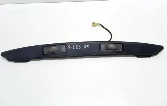 Trunk door license plate light bar