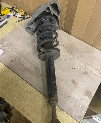 Audi A6 S6 C6 4F Front shock absorber with coil spring 4F0413031AS