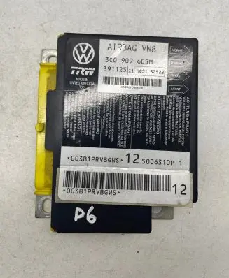 Volkswagen PASSAT B6 Airbag control unit/module 3C0909605M 391125 5006310P